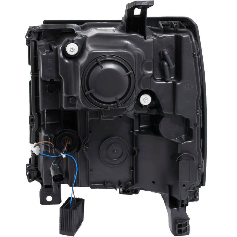 ANZO 16-17 Chevy Silverado 1500 Prjctr. Headlight Plank Styl. w/Amber (Only Work w/HID Equip. Truck) Headlights ANZO