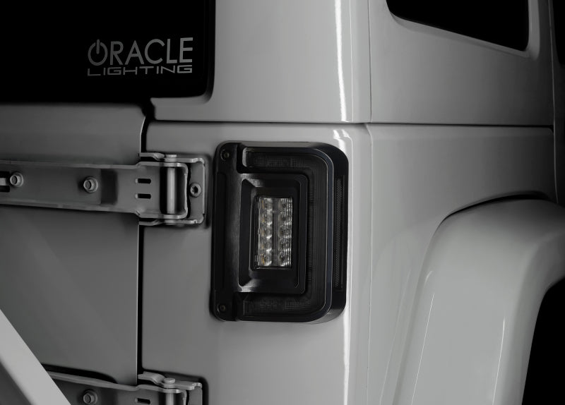 Oracle 07-17 Jeep Wrangler JK Flush Mount LED Tail Lights - Tinted Tail Lights ORACLE Lighting
