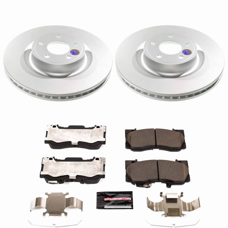 Power Stop 21-23 Ford Mustang Front Z23 Coated Brake Kit Brake Kits - Performance D&S PowerStop