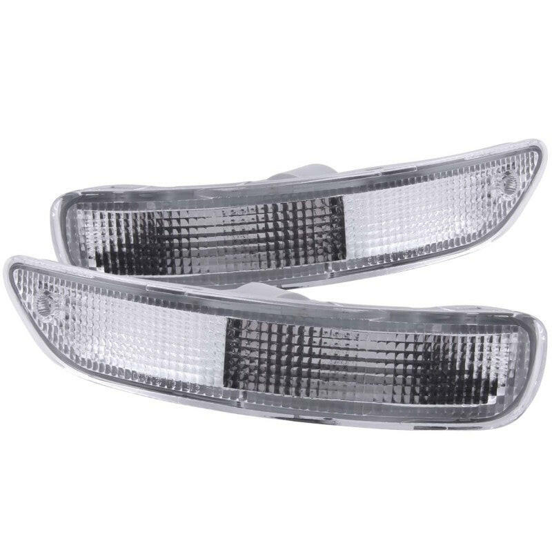 ANZO 1993-1997 Toyota Corolla Euro Parking Lights Chrome Lights Corner ANZO