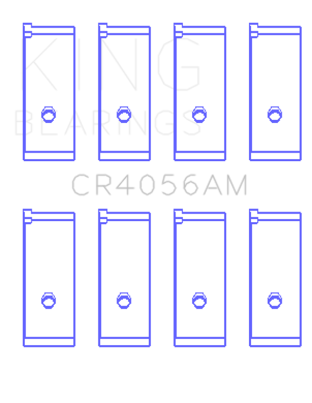 King Engine Bearings Suzuki G15A/G16A/B (Size +0.25mm) Connecting Rod Bearing Set Connecting Rods King Engine Bearings
