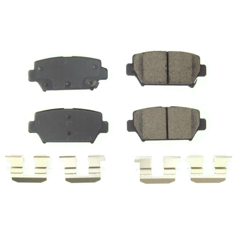 Power Stop 2019 Mitsubishi Eclipse Cross Rear Z17 Evolution Ceramic Brake Pads w/Hardware Brake Pads - OE PowerStop