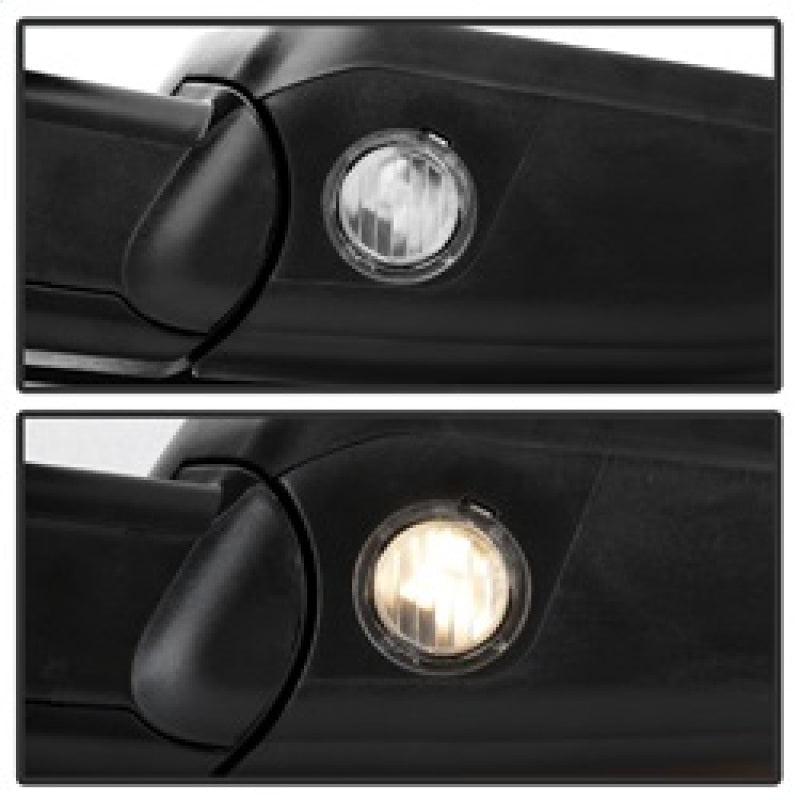 xTune 04-06 Ford F-150 Heated Amber Seq LED Signal OEM Pwr Mirrors (Pair) (MIR-03FF04-G2-PW-RAM-SET) Side Mirrors SPYDER