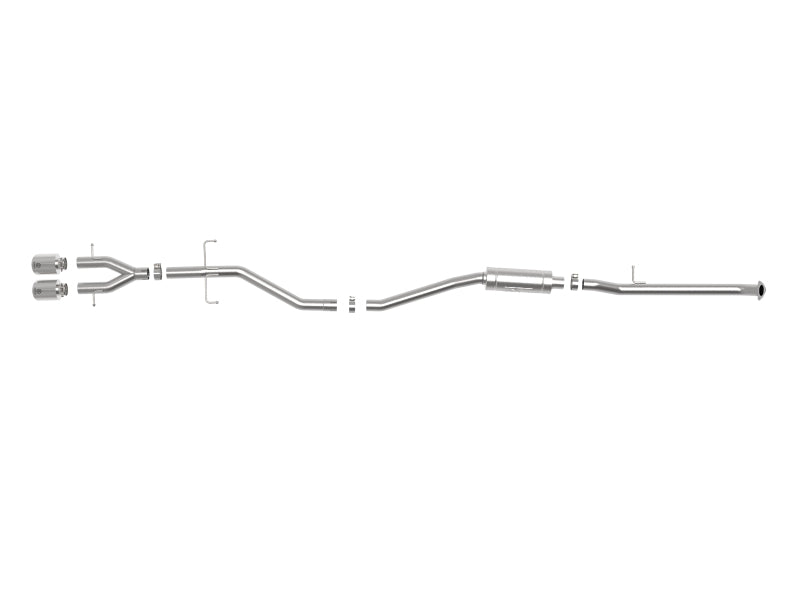 aFe Takeda 2.5in 304SS Cat-Back Exhaust System 17-20 Honda Civic SI Coupe L4-1.5L (t) - Polished Tip Catback aFe