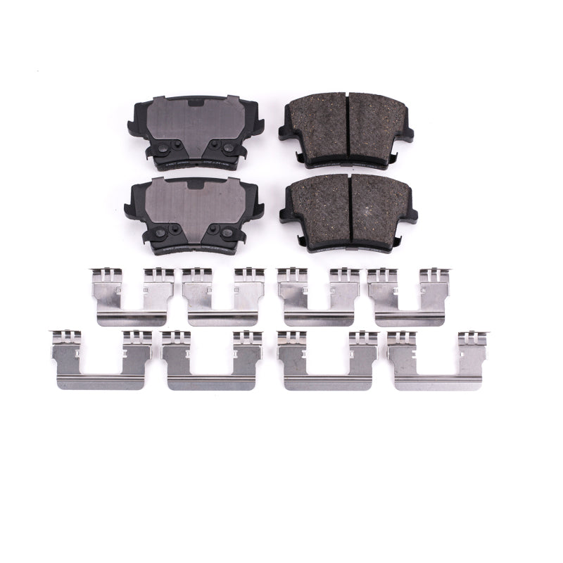 Power Stop 05-19 Chrysler 300 Rear Z17 Evolution Ceramic Brake Pads w/Hardware Brake Pads - OE PowerStop
