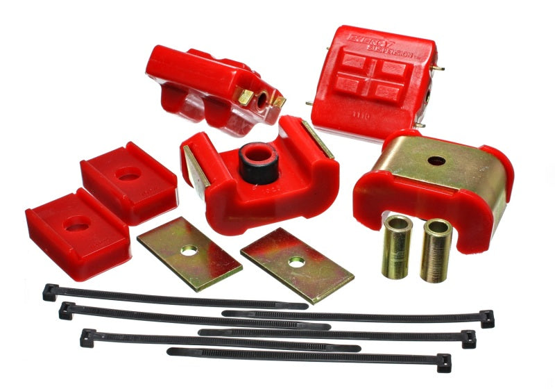 Energy Suspension Gm Complete Engine & Trans Mnt - Red Bushing Kits Energy Suspension