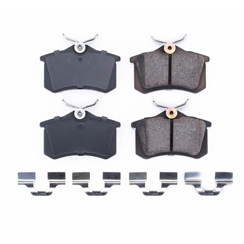 Power Stop 03-04 Audi A4 Rear Z17 Evolution Ceramic Brake Pads w/Hardware Brake Pads - OE PowerStop