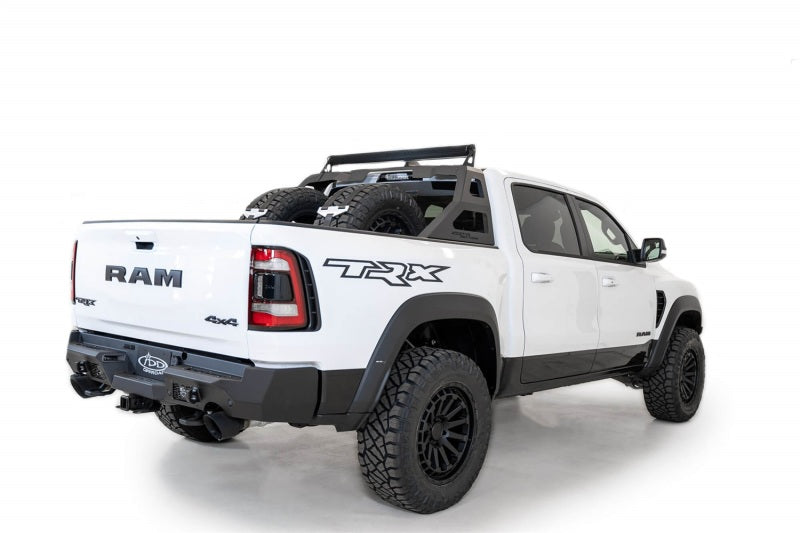 Addictive Desert Designs 2021 Dodge Ram 1500 TRX Stealth Fighter Chase Rack - Hammer Black Chase Racks Addictive Desert Designs