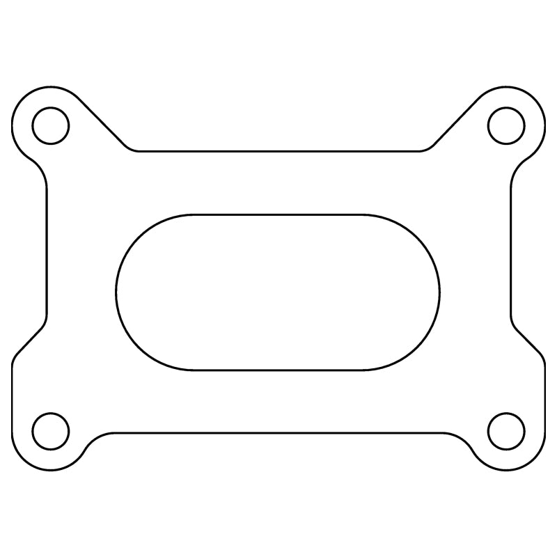 Cometic Holley 2 Barrel 500 CFM .039in Fiber Carburetor Gasket - 3.640in x 1.750in - Open Plenum Gasket Kits Cometic Gasket