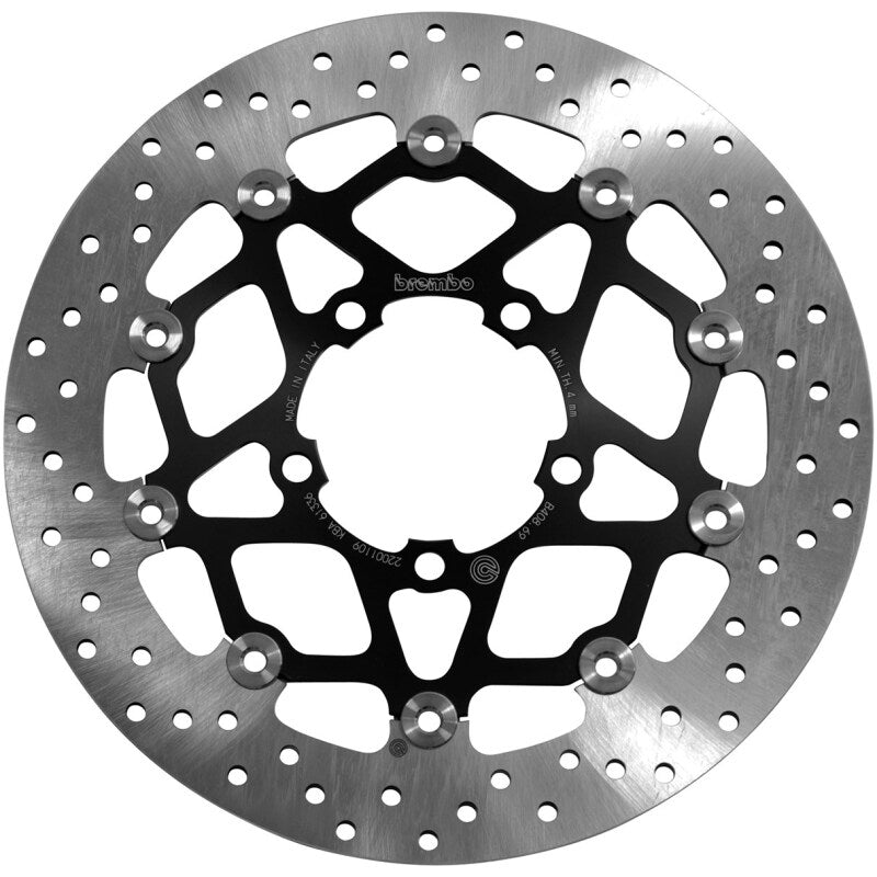 Brembo OE 17-21 Triumph Street Triple S 660cc 310x4.5mm Brake Disc - Front Floating Brake Rotors - Slotted Brembo OE