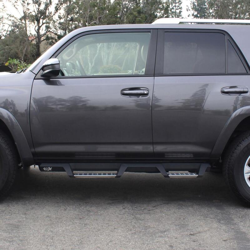 Westin 10-17 Toyota 4Runner Trail Edition (Excl. Ltd) HDX Stainless Drop Nerf Step Bars - Tex. Blk Nerf Bars Westin