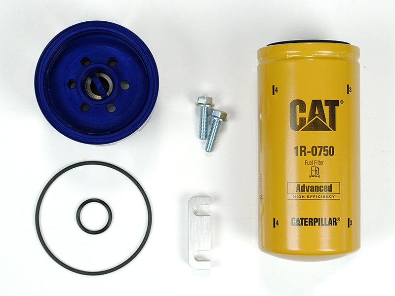 Sinister Diesel 01-15 Chevy Duramax CAT Filter Adapter Oil Filter Other Sinister Diesel