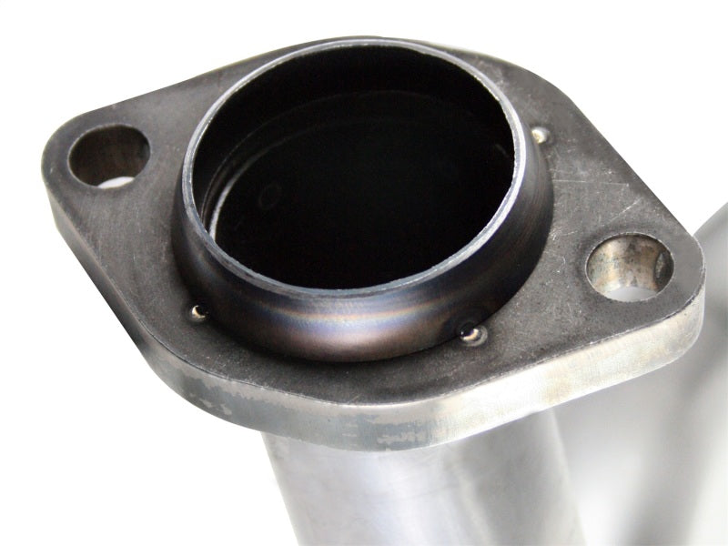 aFe Twisted Steel Delete Down-Pipe and Y-Pipe 2 to 2-1/2in Alum Steel Exhaust 12-16 Jeep Wrangler Downpipes aFe