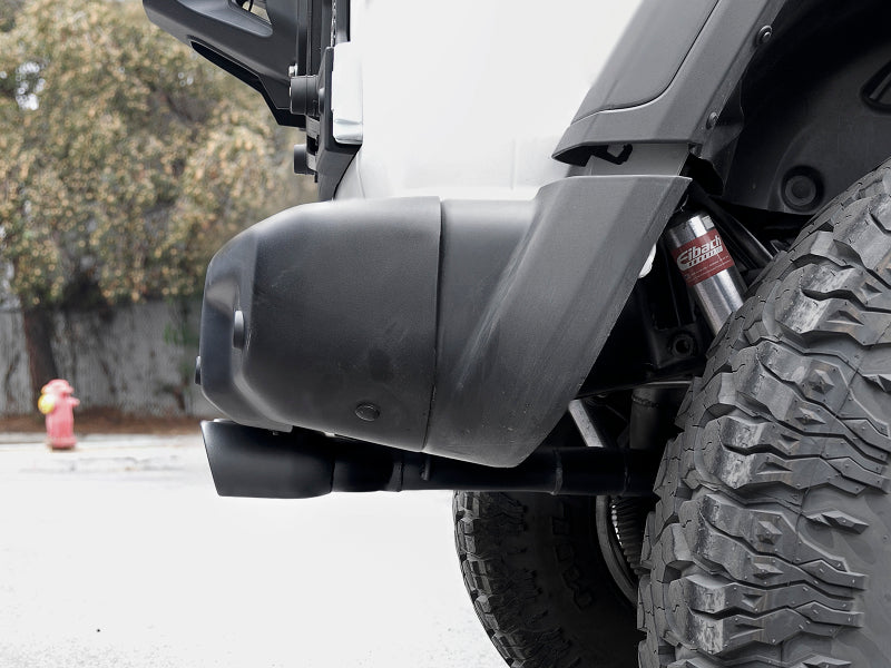 aFe Rebel Series 2.5in 304 SS Cat-Back Exhaust w/ Black Tip 18-20 Jeep Wrangler (JL) Catback aFe