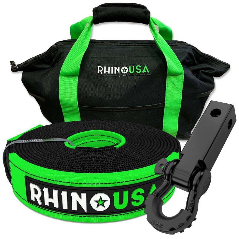 Rhino USA 20Ft Tow Strap/Hitch Combo Tow Straps Rhino USA