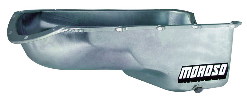 Moroso Pontiac V-8 Stock (301-455) Wet Sump 7-1/8in Steel Oil Pan Oil Pans Moroso