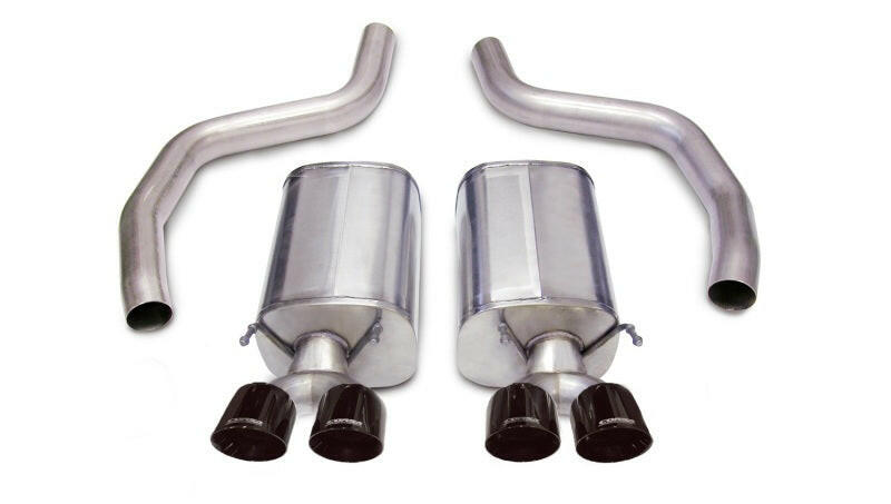 Corsa 2006-2013 Chevrolet Corvette C6 Z06 7.0L V8 Black Sport Axle-Back Exhaust Axle Back CORSA Performance