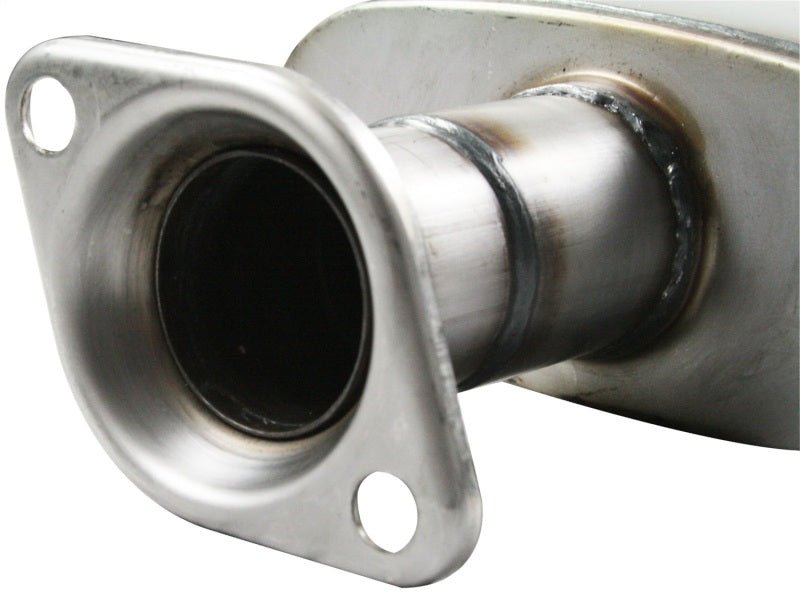aFe MACHForce XP Exhaust Cat-Back SS-409 04-06 Jeep Wrangler TJ Unl L6 4.0L 2.5in Off-Road No Tip Catback aFe