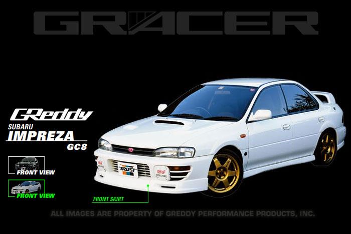 GReddy 98-01 Subaru Impreza 2.5 RS Hard Urethane Front Lip Spoiler ** Must ask/call to order** Spoilers GReddy