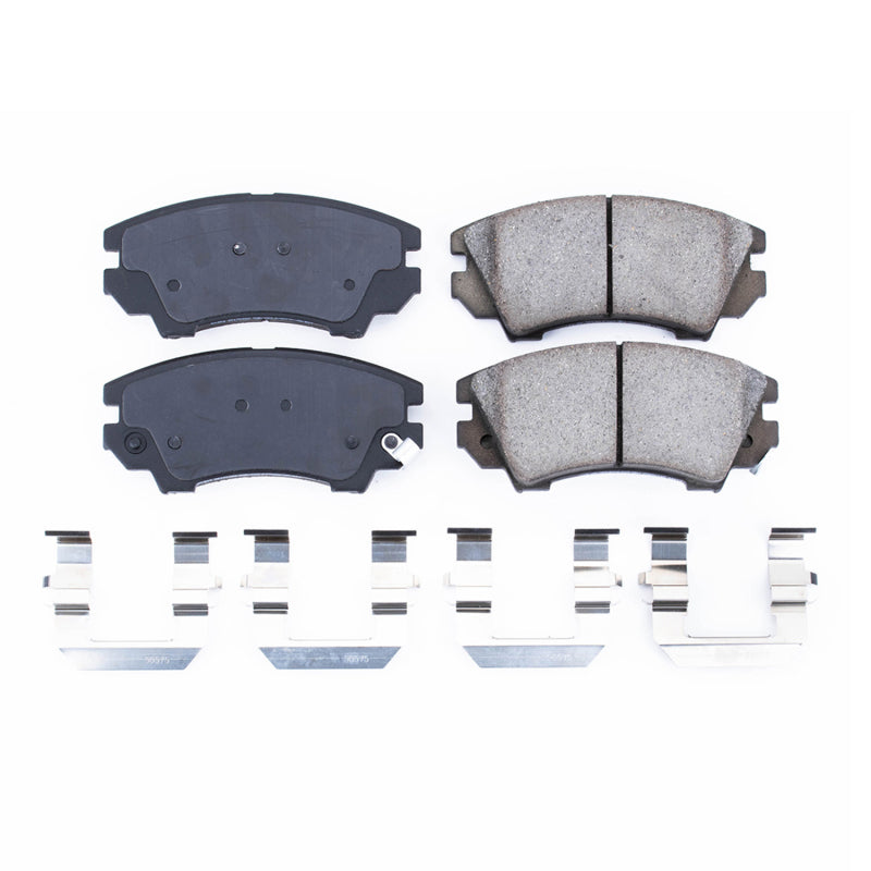 Power Stop 2017 Buick Regal Front Z17 Evolution Ceramic Brake Pads w/Hardware Brake Pads - OE PowerStop