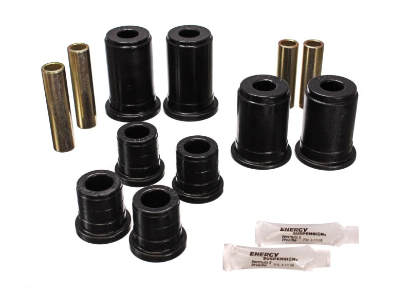 Energy Suspension 92-94 K-5 Blazer / 92-99 Denali/Suburban/Yukon Black Front Control Arm Bushing Set Bushing Kits Energy Suspension