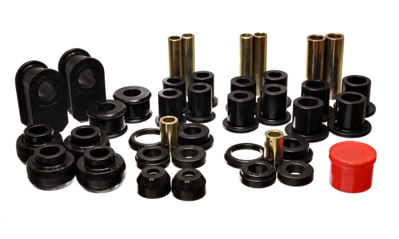 Energy Suspension 92-06 Ford E-250/E-350 Van 2WD Black Hyper-flex Master Bushing Set Bushings - Full Vehicle Kits Energy Suspension