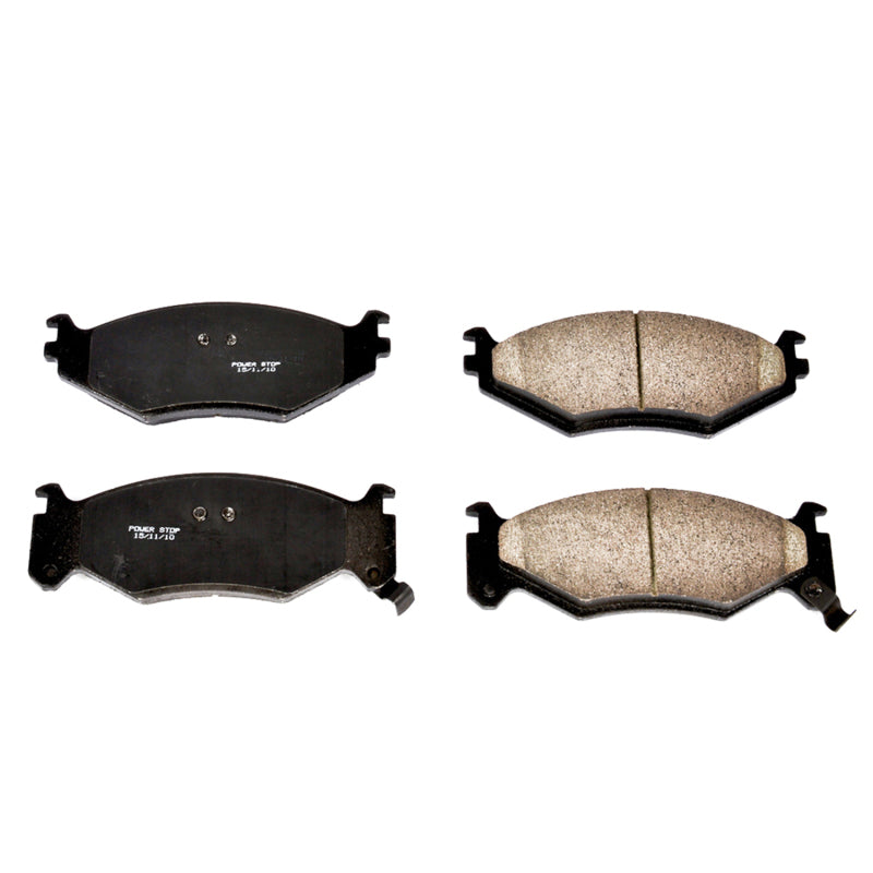 Power Stop 91-92 Chrysler Daytona Front Z16 Evolution Ceramic Brake Pads Brake Pads - OE PowerStop
