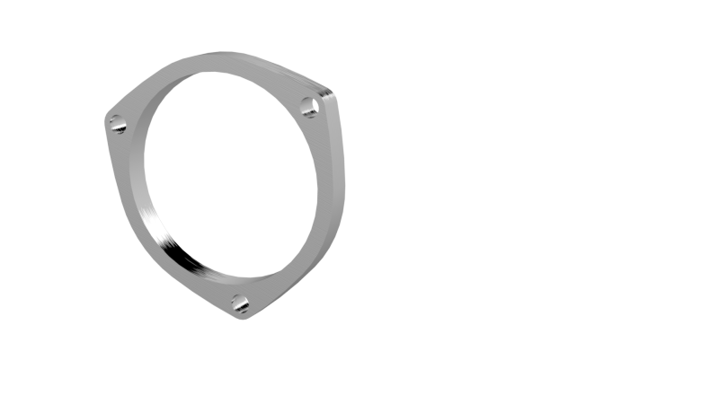 QTP 4in Weld-On QTEC 3 Bolt Flange Flanges QTP