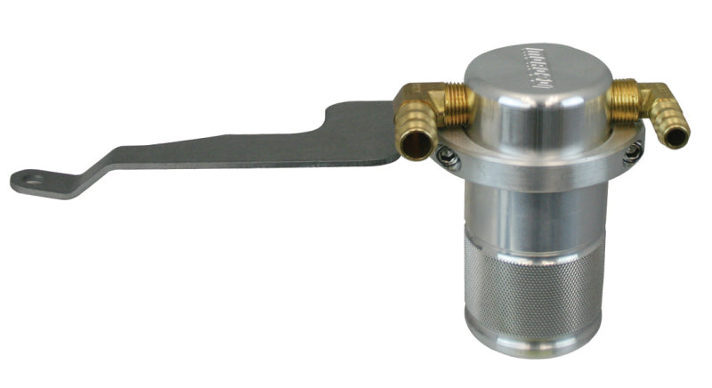 Moroso 15-Up Subaru WRX Air/Oil Separator Catch Can - Small Body - Billet Aluminum Oil Catch Cans Moroso