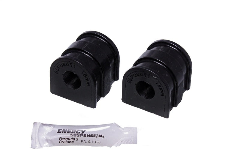 Energy Suspension 10-14 VW Golf (Base)/10-14 VW GTI Black 18.5mm Rear Sway Bar Bushing Set Bushing Kits Energy Suspension