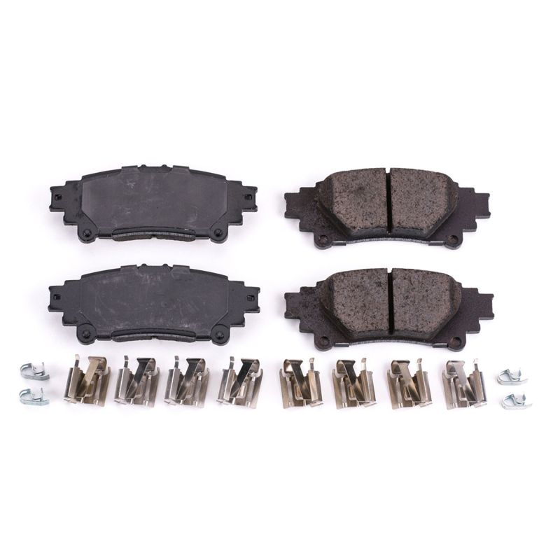 Power Stop 16-17 Lexus GS200t Rear Z17 Evolution Ceramic Brake Pads w/Hardware Brake Pads - OE PowerStop