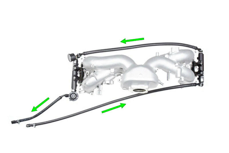 Radium Engineering Subaru EJ Engines Fuel Rail Plumbing - Series Fuel Rails Radium Engineering