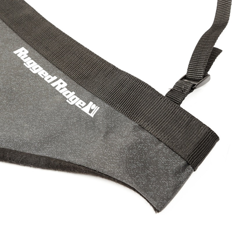 Rugged Ridge Hood Bra Black 07-18 Jeep Wrangler JK/JKU Hoods Rugged Ridge