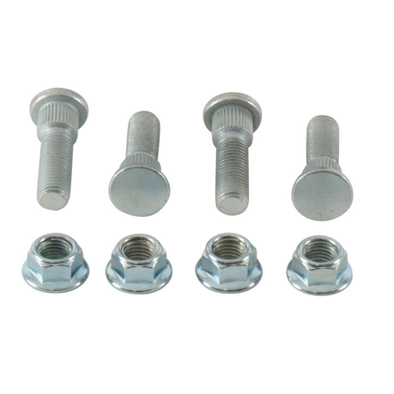 All Balls Racing 11-13 Yamaha YFM125 Raptor Wheel Stud & Nut Kit Front Wheel Studs All Balls Racing