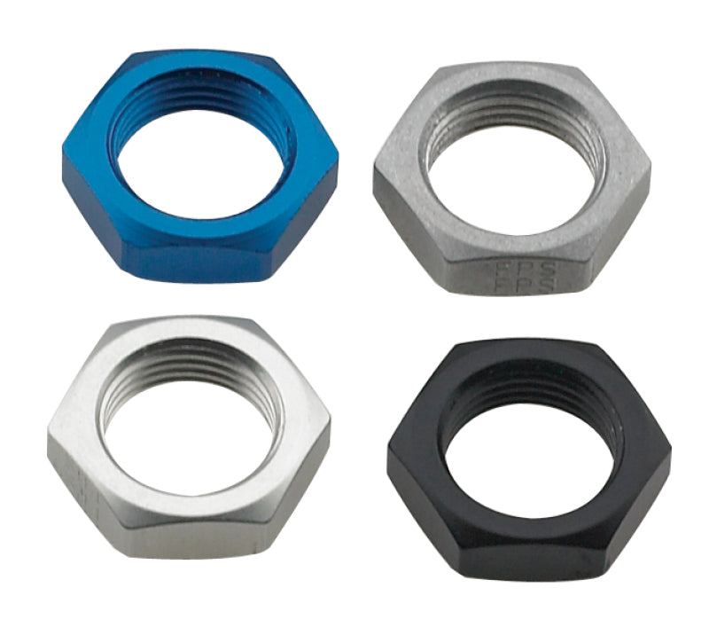 Fragola -12AN Bulkhead Nut - Black Hardware - Singles Fragola