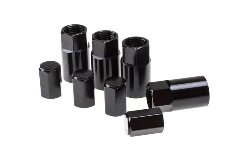 Wheel Mate Aluminum TPMS Valve Stem Cover - Black Anodize Valve Stems Wheel Mate