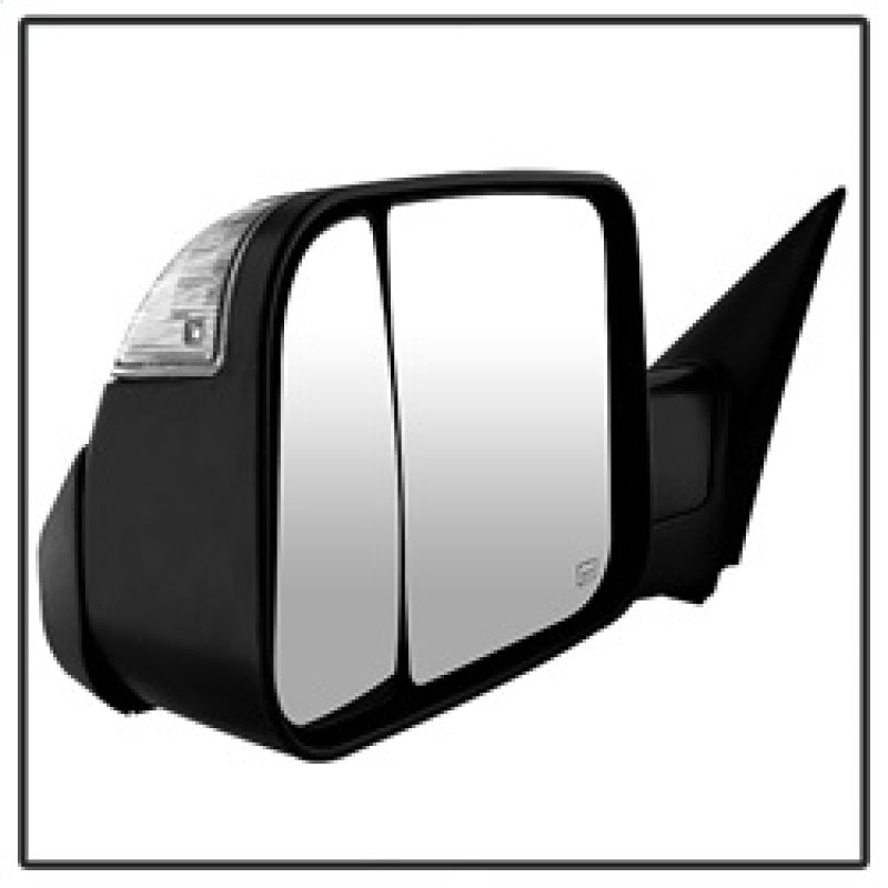 xTune Dodge Ram 1500 09-12 Extendable Heated Adjust Mirror Black Housing Left MIR-DRAM09S-PWH-L Side Mirrors SPYDER
