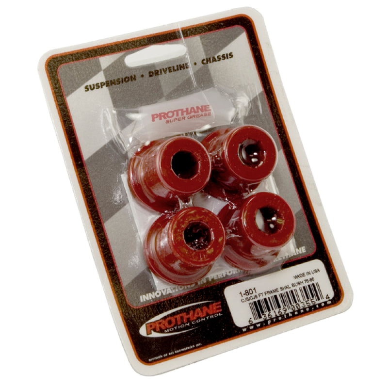 Rugged Ridge Bushing Set-4 Shackle Front 76-86 Bushing Kits Rugged Ridge
