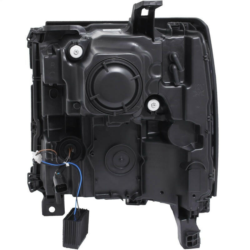 ANZO 16-17 Chevy Silverado 1500 Prjctr. Headlight Plank Styl. w/Amber (Only Work w/HID Equip. Truck) Headlights ANZO