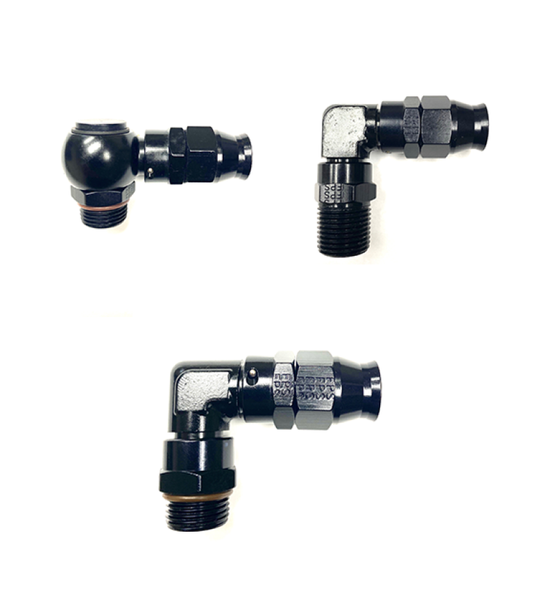Fragola -10AN 90 Degree Real Street Hose End x -12AN Male ORB (1 1/16-12) Fittings Fragola