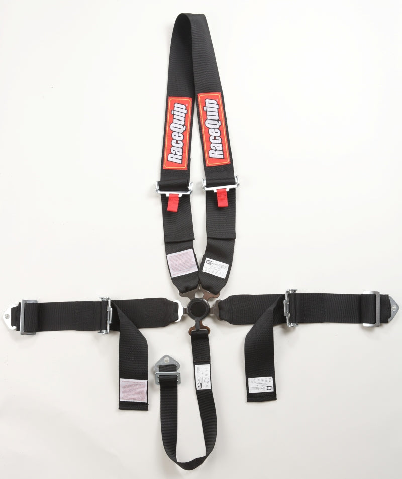 RaceQuip Black SFI CAMLOCK 5pt Dragster inUin Belt Seat Belts & Harnesses Racequip