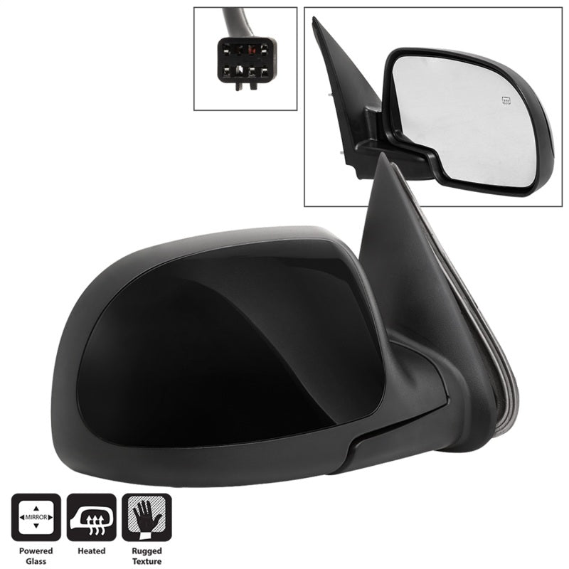 xTune 99-02 Chevy Silverado Power Heated Mirror - Right MIR-03CS99-PW-R Side Mirrors SPYDER