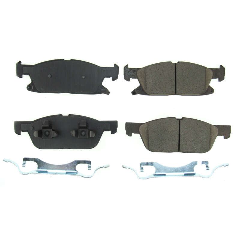 Power Stop 2019 Ford Edge Front Z17 Evolution Ceramic Brake Pads w/Hardware Brake Pads - OE PowerStop