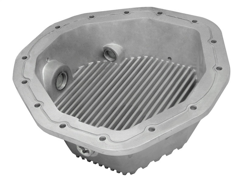aFe Rear Differential Cover (Raw; Street Series); Dodge Diesel Trucks 03-05 L6-5.9L (td) Diff Covers aFe