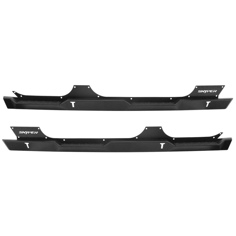 Westin/Snyper 07-17 Jeep Wrangler Unlimited Rock Slider Steps - Textured Black Body Armor & Rock Rails Westin