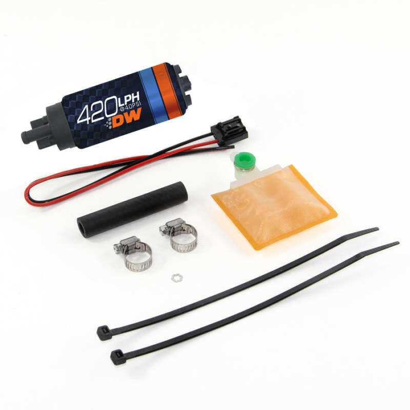 Deatschwerks DW420 Series 420lph In-Tank Fuel Pump w/ Install Kit For Eclipse (All FWD) 90-94 Fuel Pumps DeatschWerks