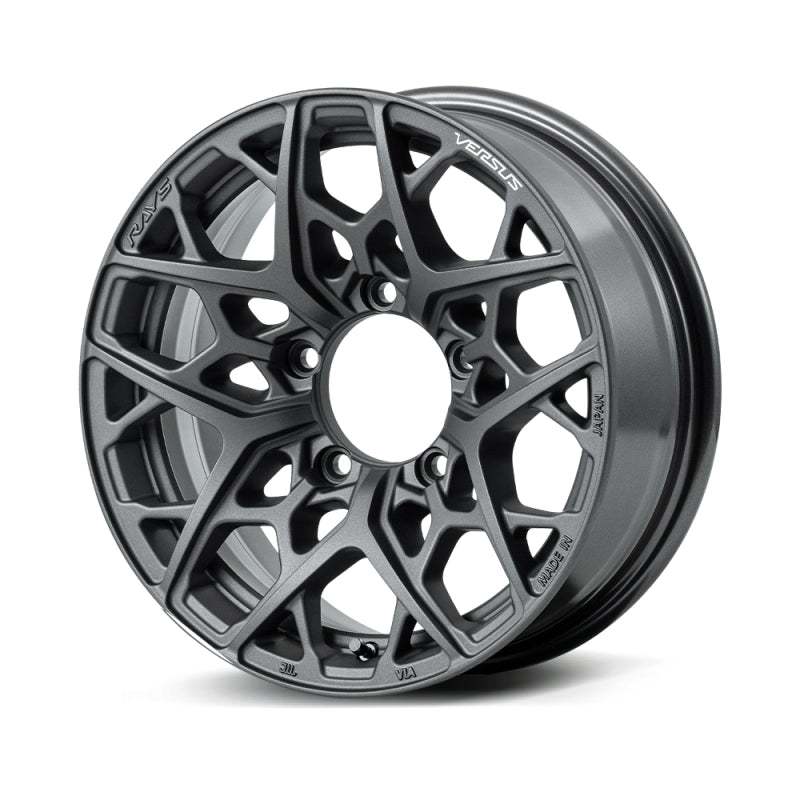 Versus VV25MX 16x6 / +5 ET / 5x139.7 BP - Matte Super Dark Gunmetal Wheels - Cast Versus