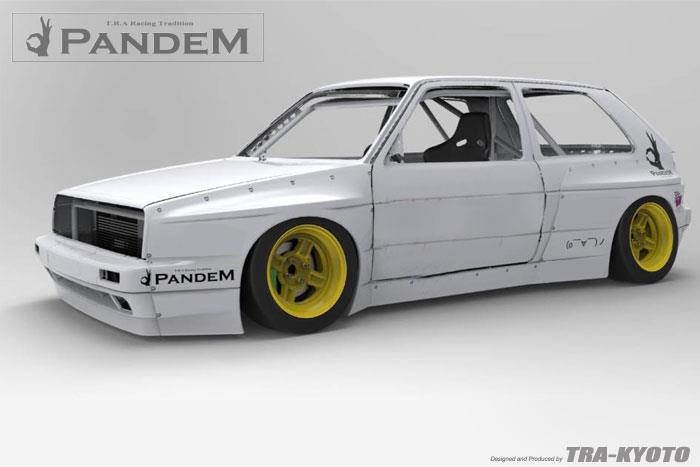 GReddy Pandem Volkswagen Golf MK2 Complete Wide Body Aero Kit (Special Order) Body Kits GReddy