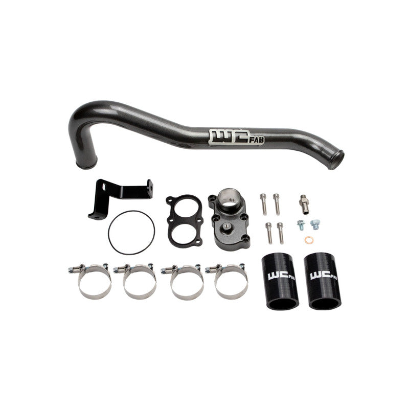 Wehrli WCFab 2006-2010 Duramax LBZ/LMM Thermostat Housing Kit - Candy Teal Thermostat Housings Wehrli