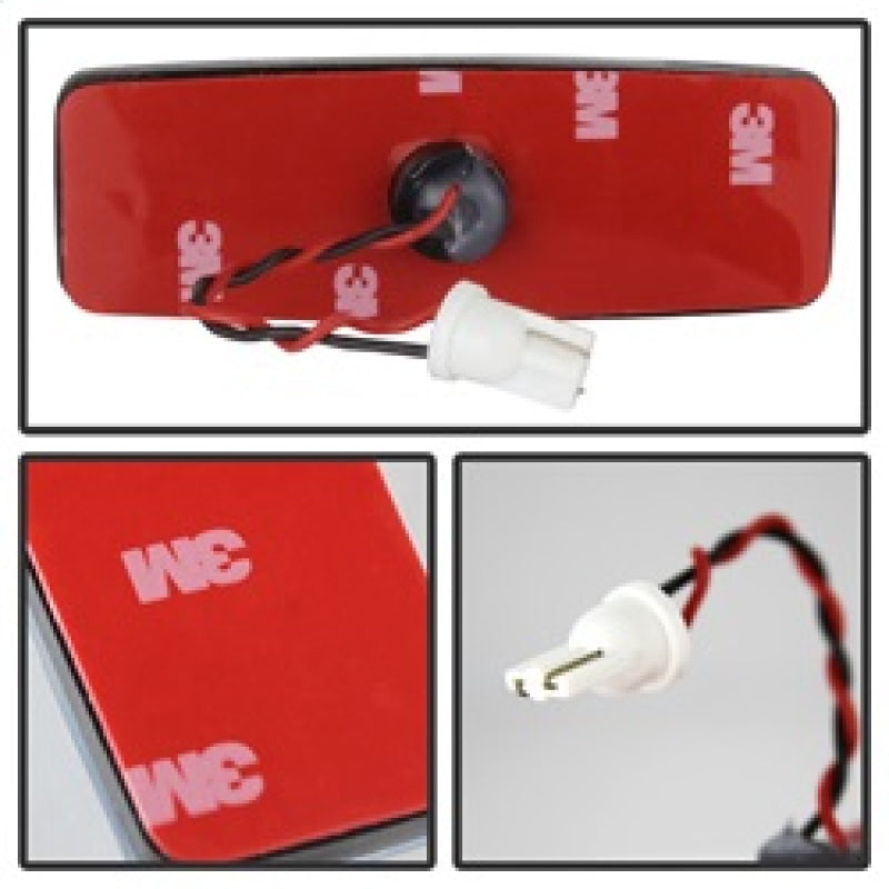 xTune Dodge Ram 94-02 Dually 2 Red LED+2 Amber LED Fender Lights 4pcs Clear ACC-LED-DR94-FE-C Sidemarkers & Indicators SPYDER